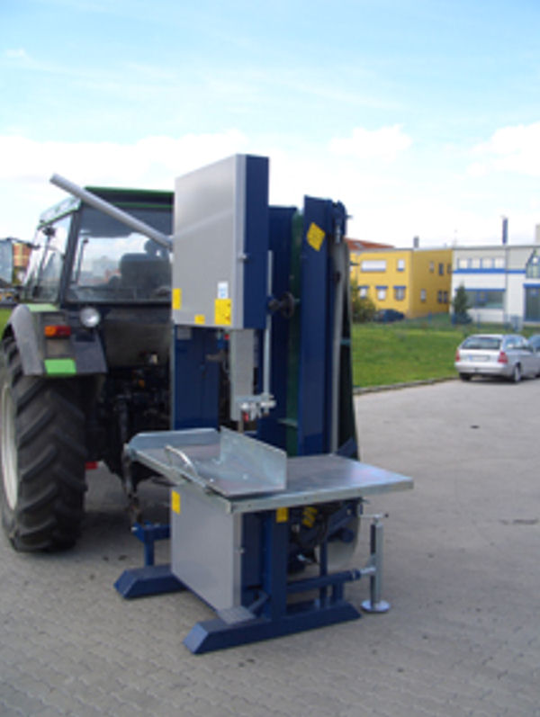 wald-garten-maschinen.de - Profi Bandsäge M 750 B-Z mit angebautem