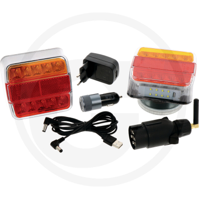 GRANIT LED-Funk-Magnetleuchtensatz im Koffer LED