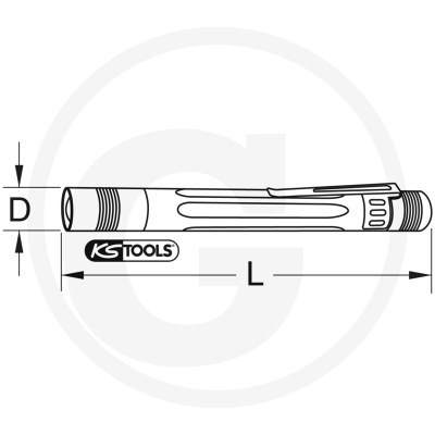KS Tools LEDMAX CREE-Power LED Taschenlampe